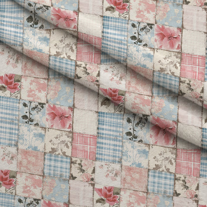 Patchwork Posies Pattern 23 Minky Fabric