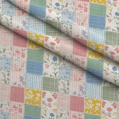 Patchwork Posies Pattern 24 Minky Fabric