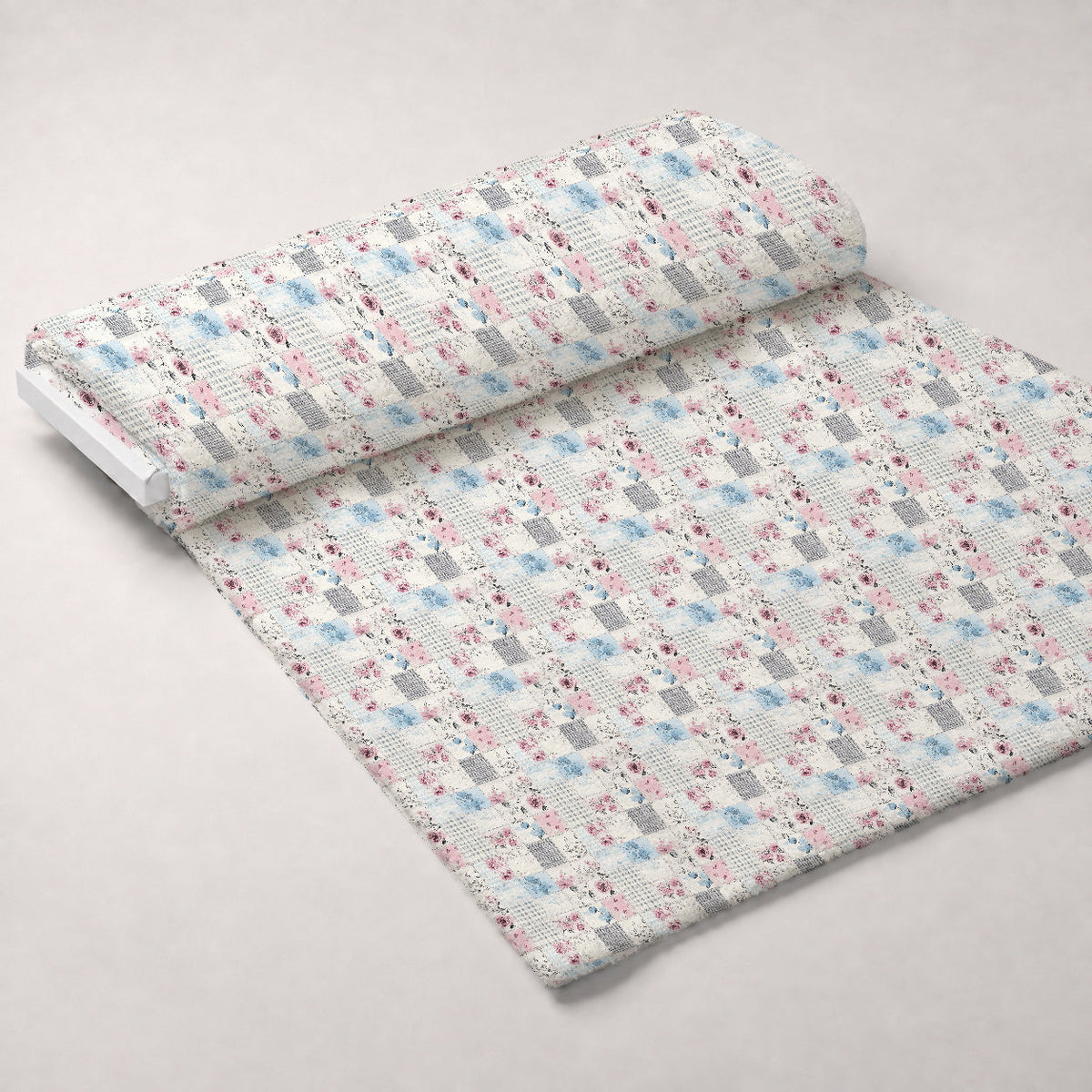 Patchwork Posies Pattern 5 Minky Fabric