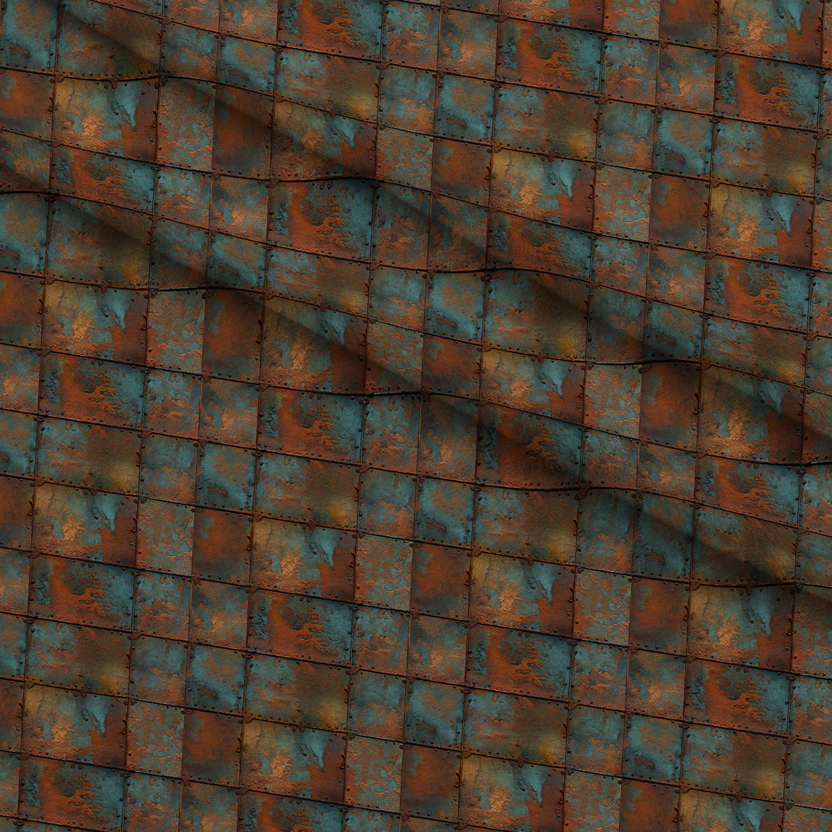 Patina Forge Pattern 3 Minky Fabric