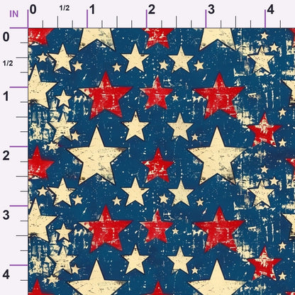 Patriotic Pattern 1 Minky Fabric