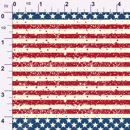 Patriotic Pattern 10 Minky Fabric