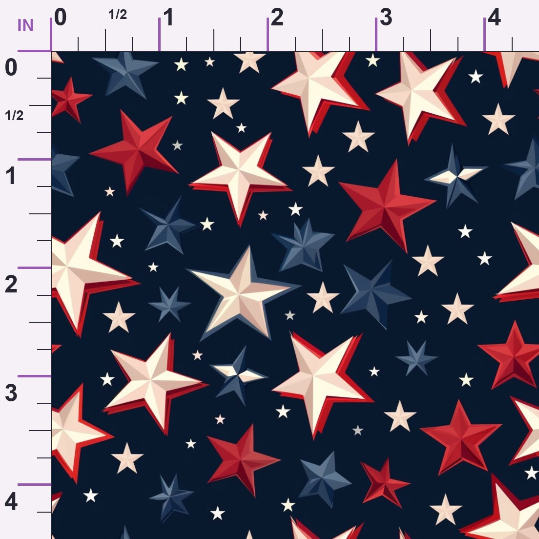 Patriotic Pattern 13 Minky Fabric