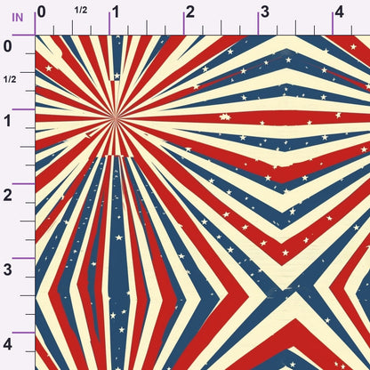 Patriotic Pattern 14 Minky Fabric