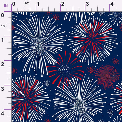 Patriotic Pattern 16 Minky Fabric