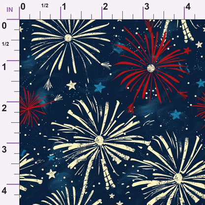 Patriotic Pattern 17 Minky Fabric