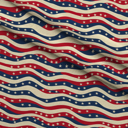 Patriotic Pattern 18 Minky Fabric