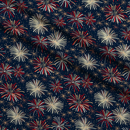 Patriotic Pattern 2 Minky Fabric