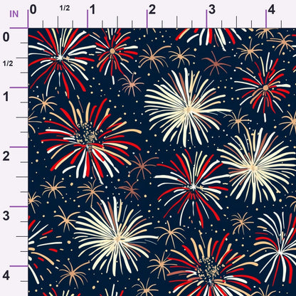 Patriotic Pattern 2 Minky Fabric
