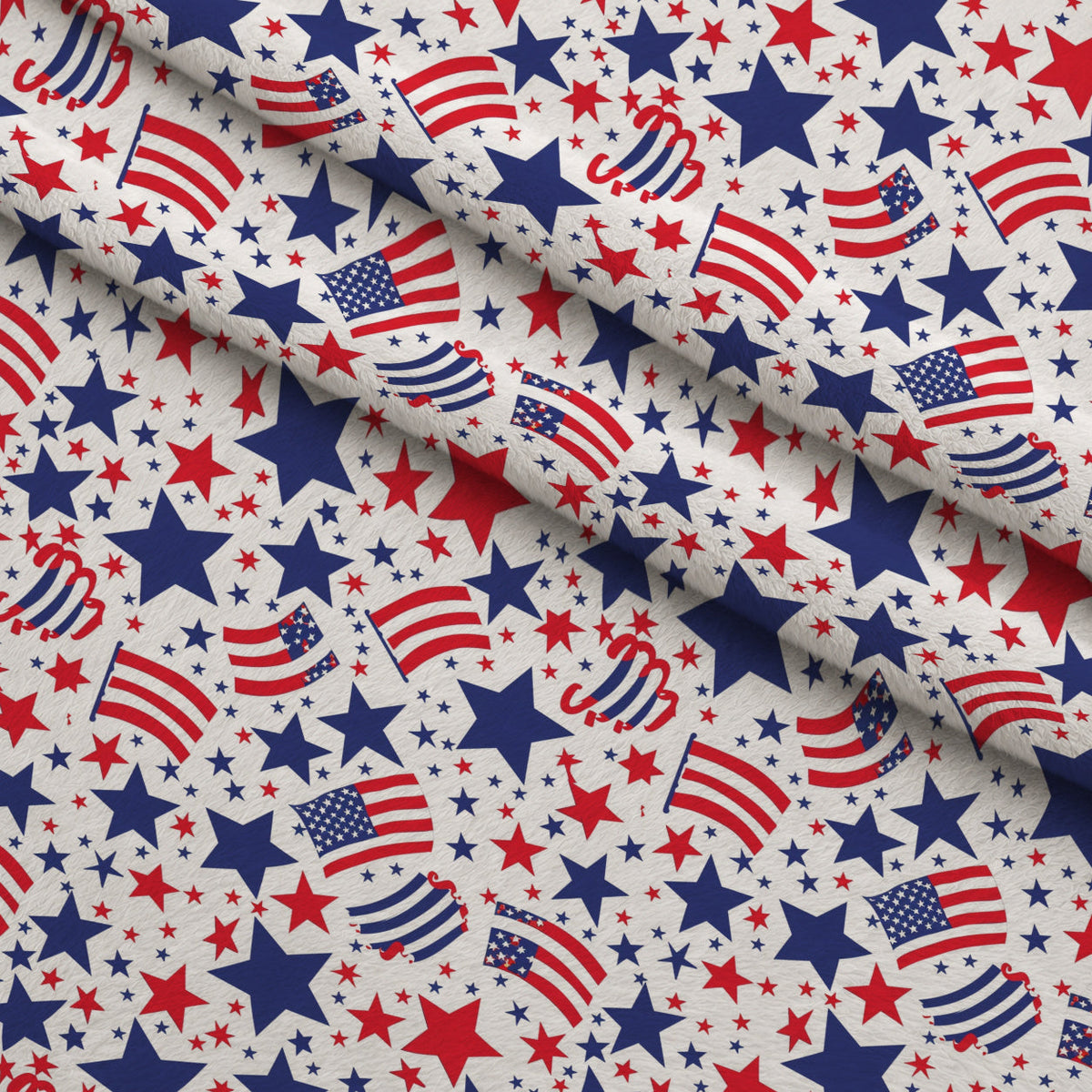 Patriotic Pattern 20 Minky Fabric