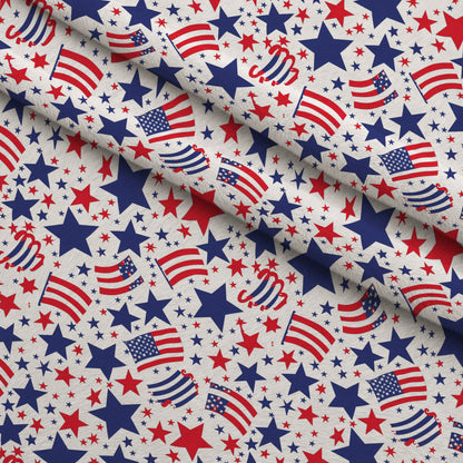 Patriotic Pattern 20 Minky Fabric