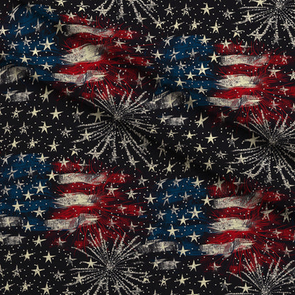Patriotic Pattern 22 Minky Fabric