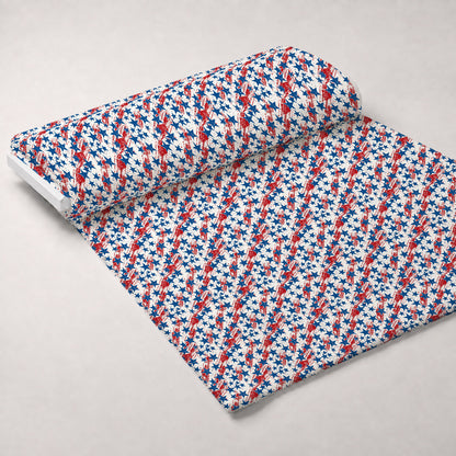 Patriotic Pattern 23 Minky Fabric