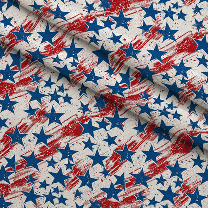 Patriotic Pattern 23 Minky Fabric