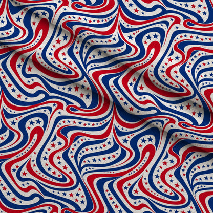 Patriotic Pattern 24 Minky Fabric
