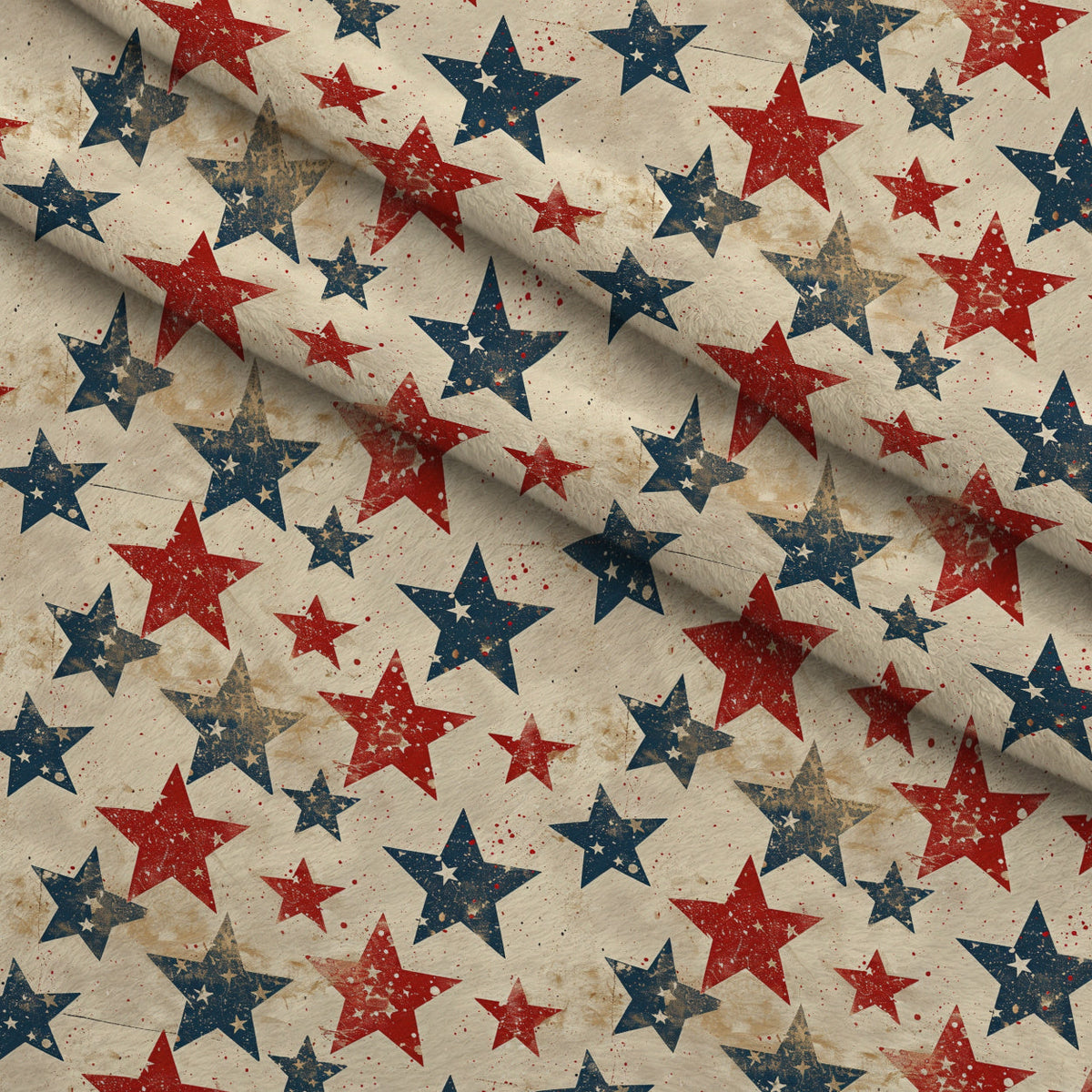 Patriotic Pattern 25 Minky Fabric
