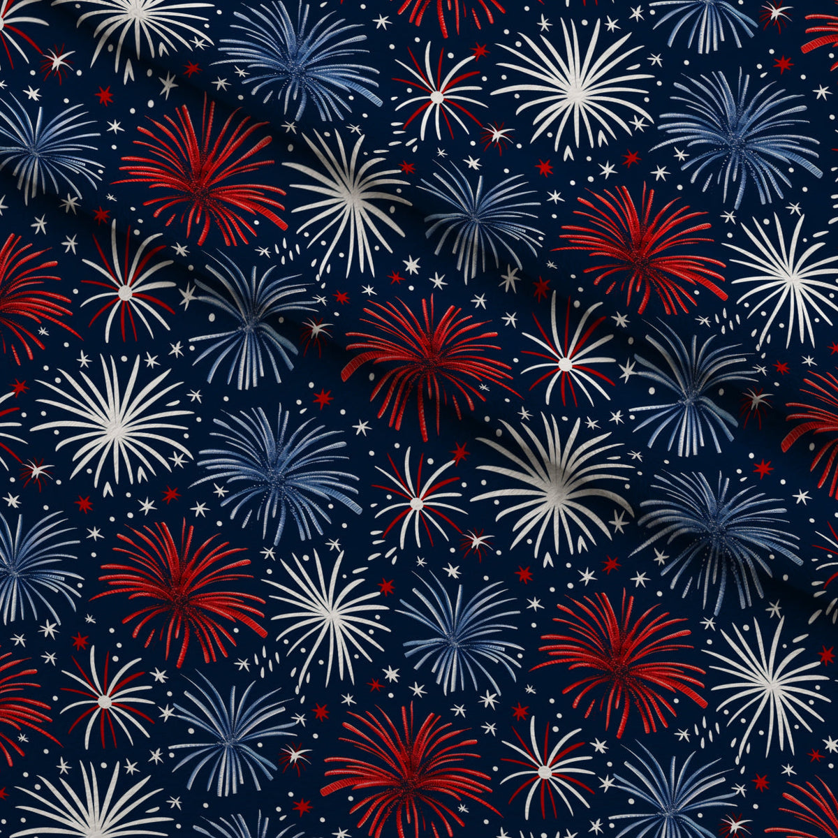 Patriotic Pattern 3 Minky Fabric