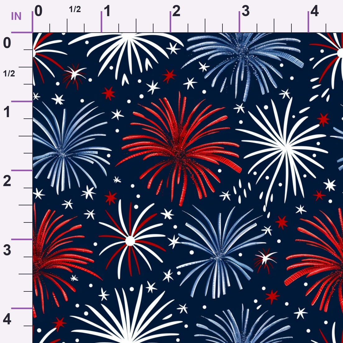 Patriotic Pattern 3 Minky Fabric