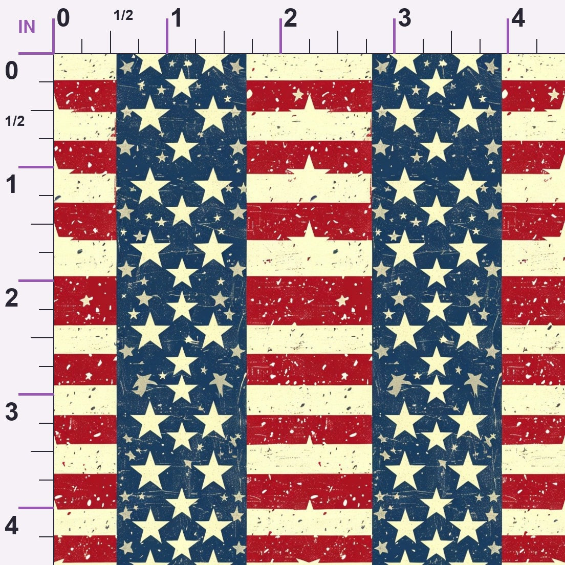 Patriotic Pattern 5 Minky Fabric
