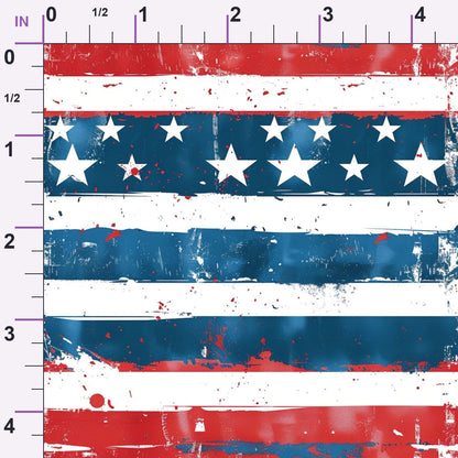 Patriotic Pattern 8 Minky Fabric