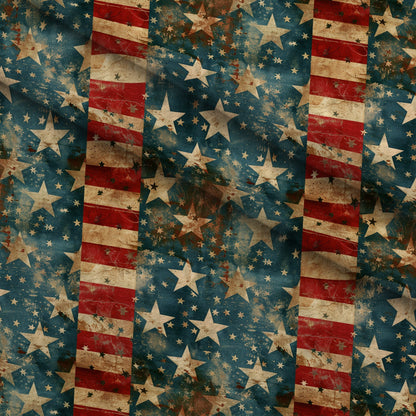Patriotic Pattern 9 Minky Fabric