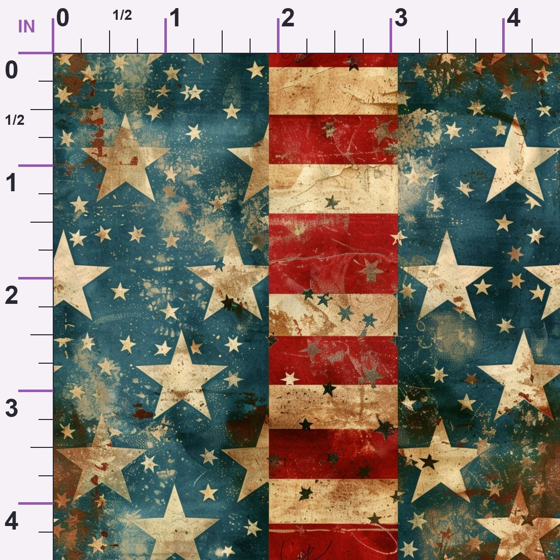 Patriotic Pattern 9 Minky Fabric