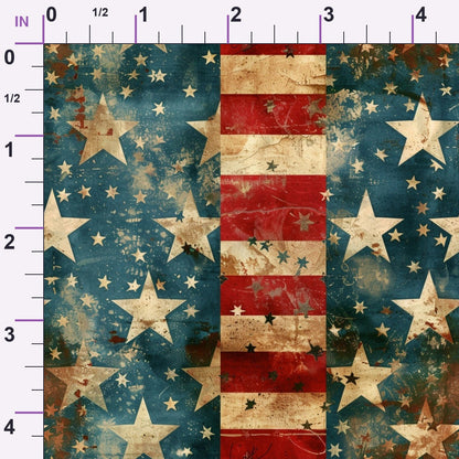 Patriotic Pattern 9 Minky Fabric