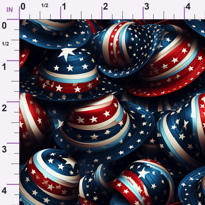 Patriotic Petals Pattern 11 Minky Fabric