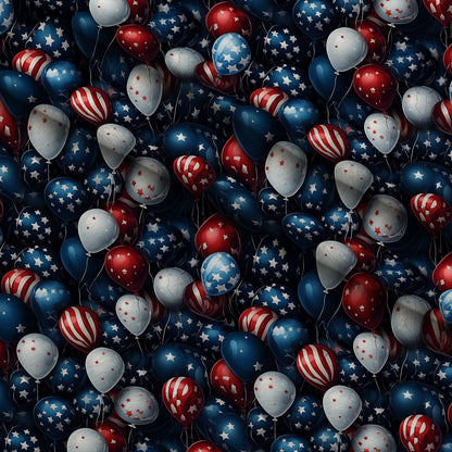 Patriotic Petals Pattern 13 Minky Fabric