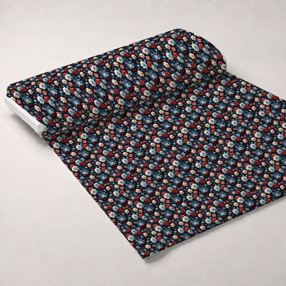 Patriotic Petals Pattern 3 Minky Fabric