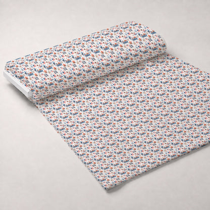 Patriotic Picnic Pattern 7 Minky Fabric