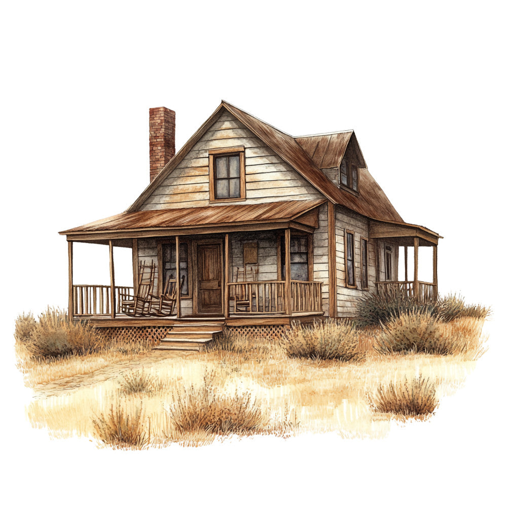 Watercolor Texas Fabric Panel 42