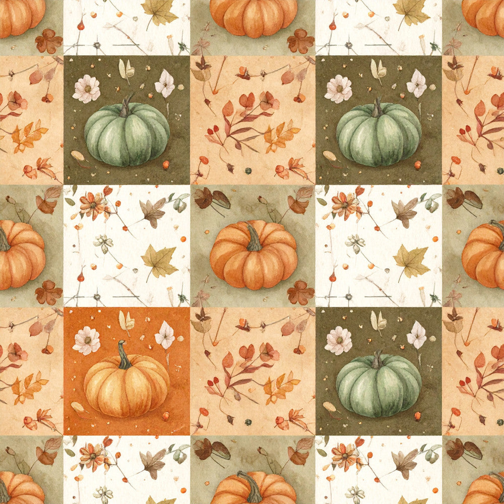 Autumn Woodland Whimsy Pattern 4 Minky Fabric