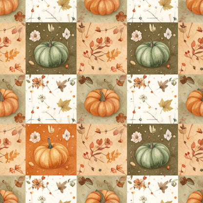 Autumn Woodland Whimsy Pattern 4 Minky Fabric
