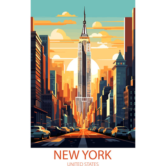 Travel Poster Fabric Panel 2