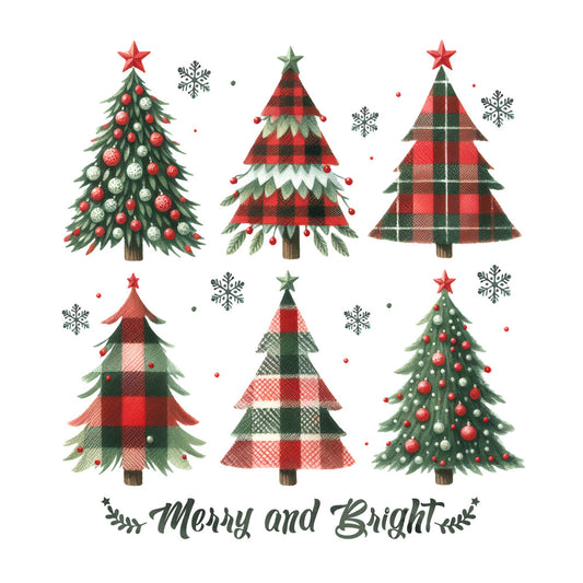 A Plaid Christmas Fabric Panel 11