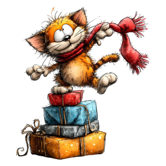 1st Whimsical Christmas Fabric Panel 55