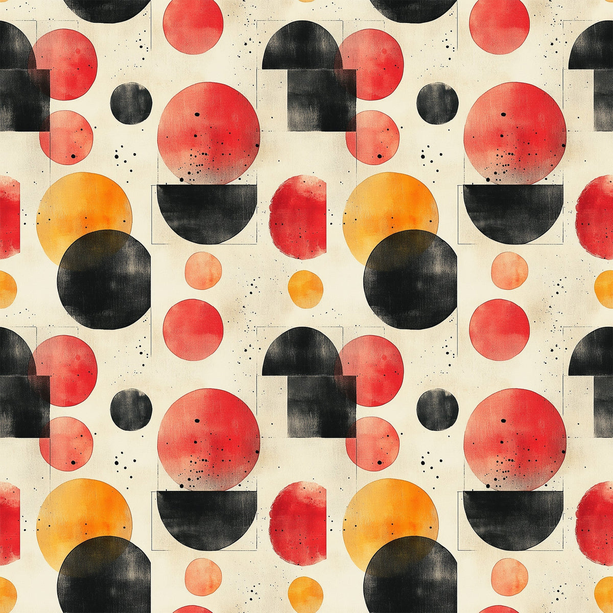 Retro Ember Wash Pattern 5 Minky Fabric