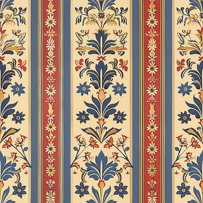 Medieval French Pattern 2 Quilting Cotton Fabric