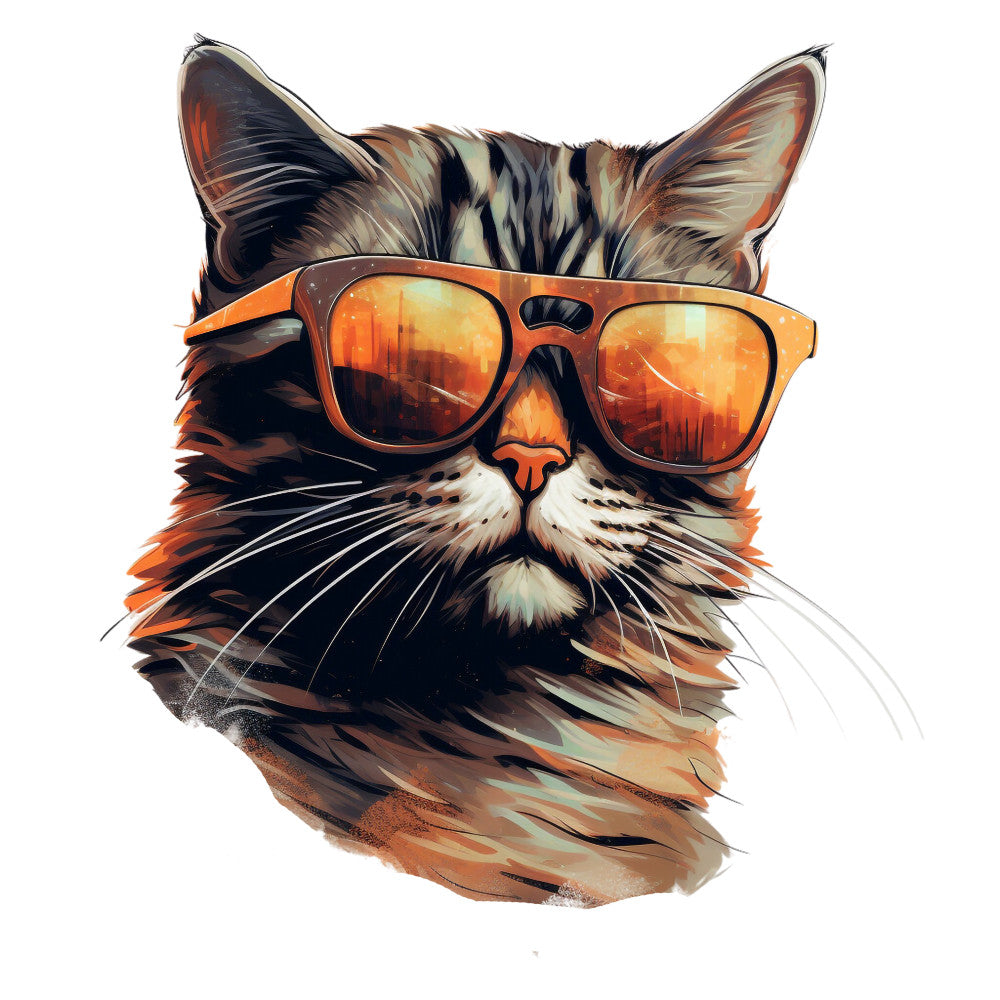 Cats with Sunglasses Fabric Panel 4