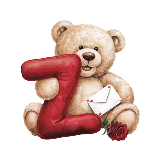 Valentines Day Alphabet Fabric Panel 32