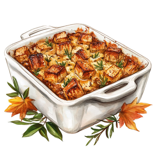 Watercolor Thanksgiving Fabric Panel 19