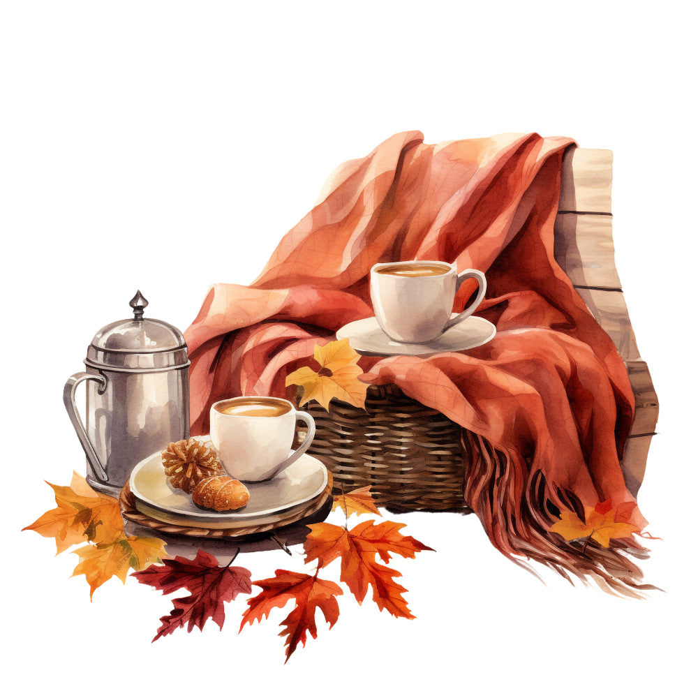 Cozy Autumn Fabric Panel 39