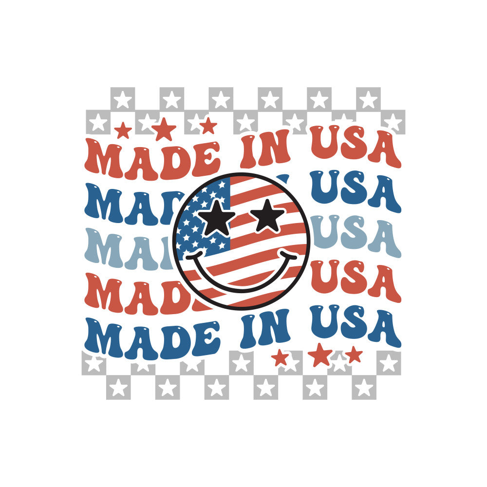 4th of July Retro Fabric Panel 7