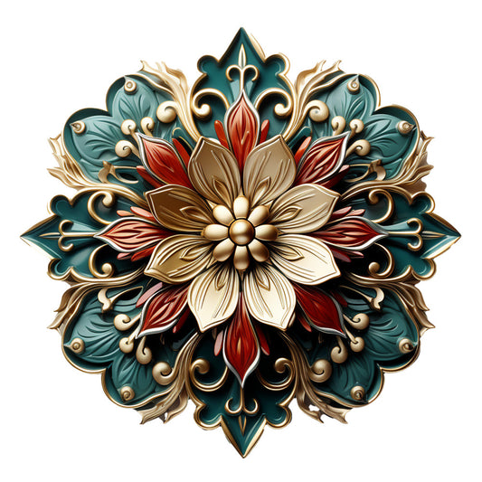 Elegant Christmas Fabric Panel 21