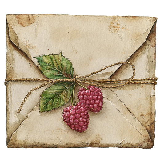 Raspberry Gardens Fabric Panel 22