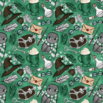 Wizard Magic School Pattern 31 Quilting Cotton Fabric