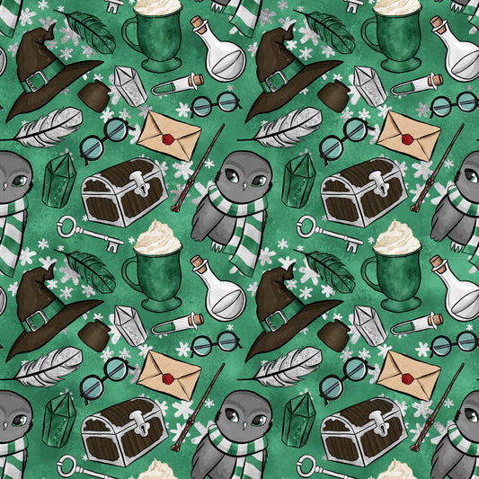 Wizard Magic School Pattern 31 Quilting Cotton Fabric
