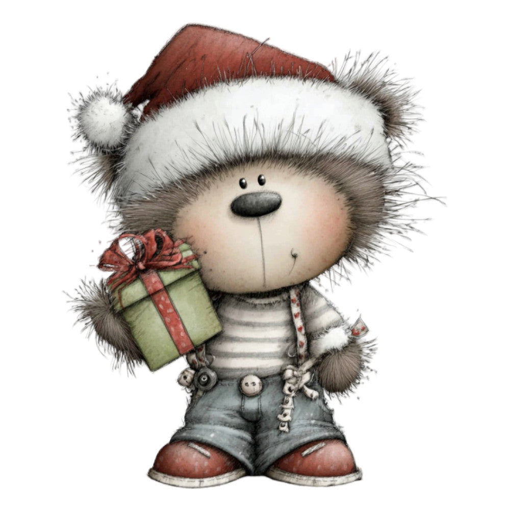 1st Whimsical Christmas Fabric Panel 127