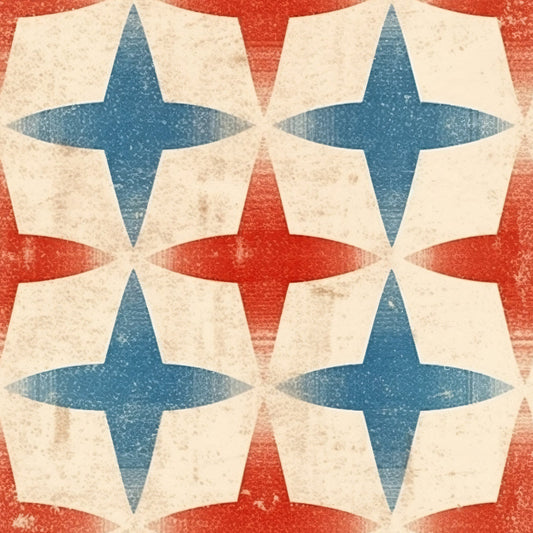 Distressed Patriotic Pattern 13 Quilting Cotton Fabric